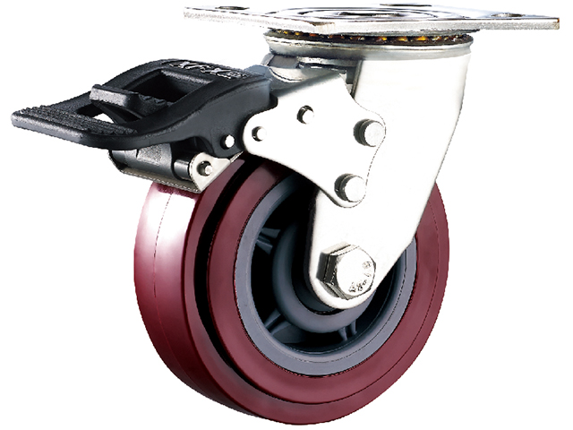 American heavy-duty stainless steel plastic core polyurethane wheel