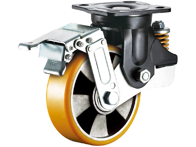 American style ultra heavy shockproof aluminum core polyurethane wheel