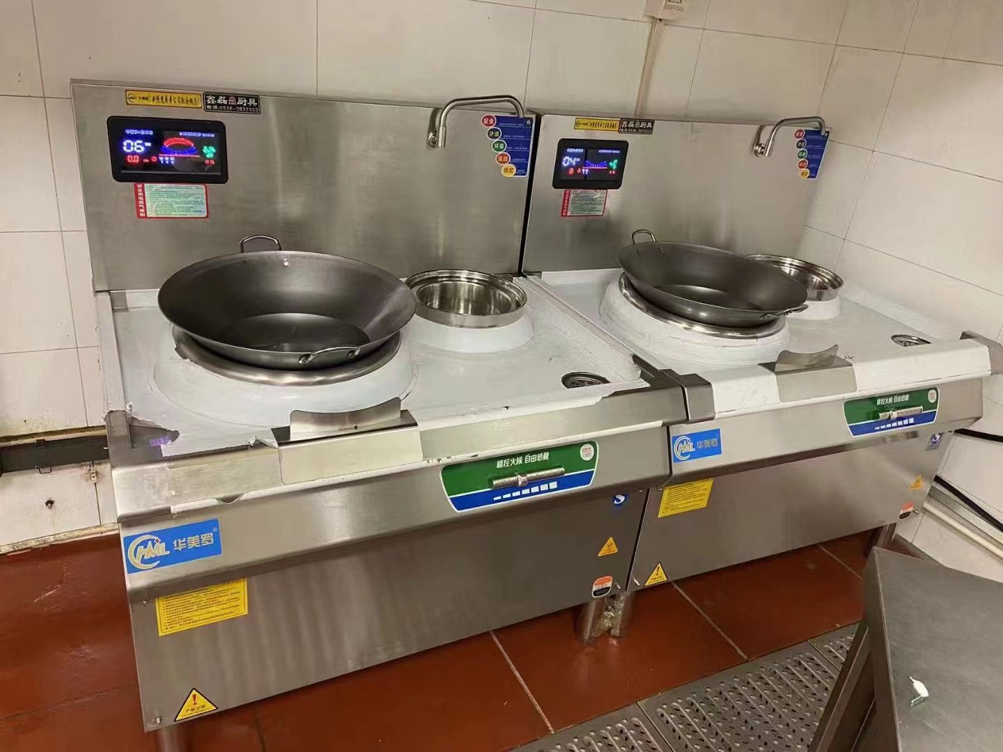 电磁单炒一温灶