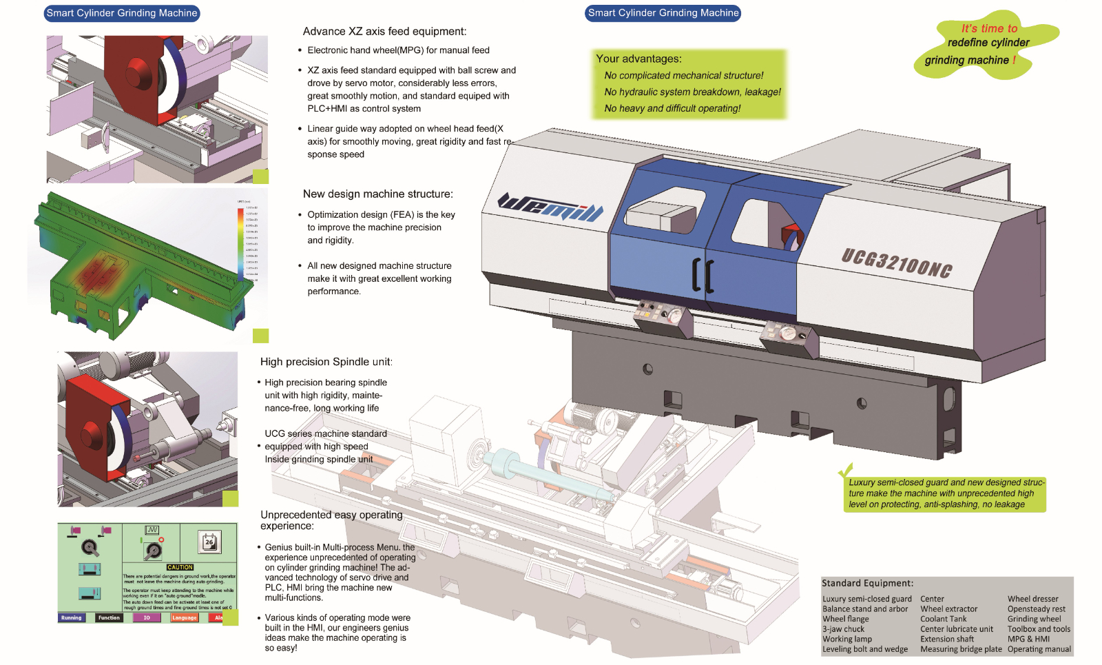 UCG20/32NC series cylindrical gr