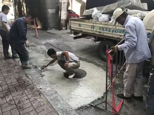 地面翻新修补做固化