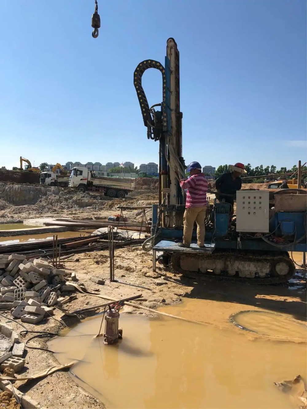 抗浮錨桿施工