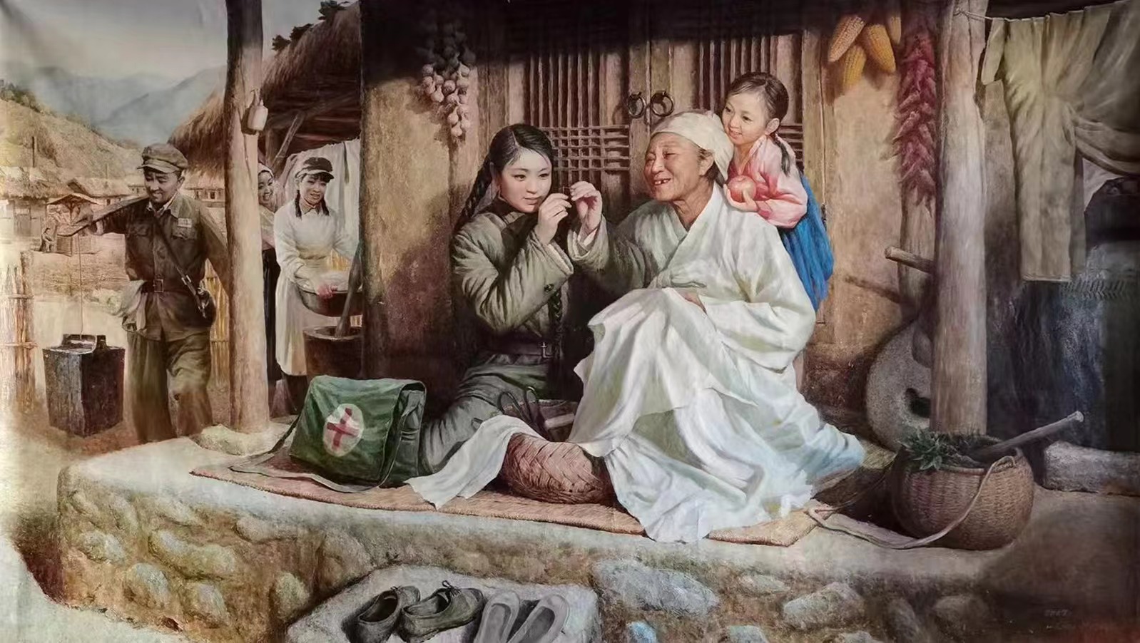 崔明秀 人民艺术家 抗美 援朝纪念日作品295x167