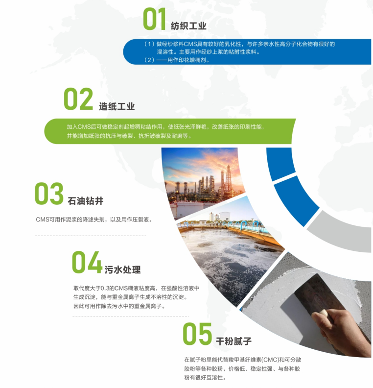 羧甲基纤维素的应用