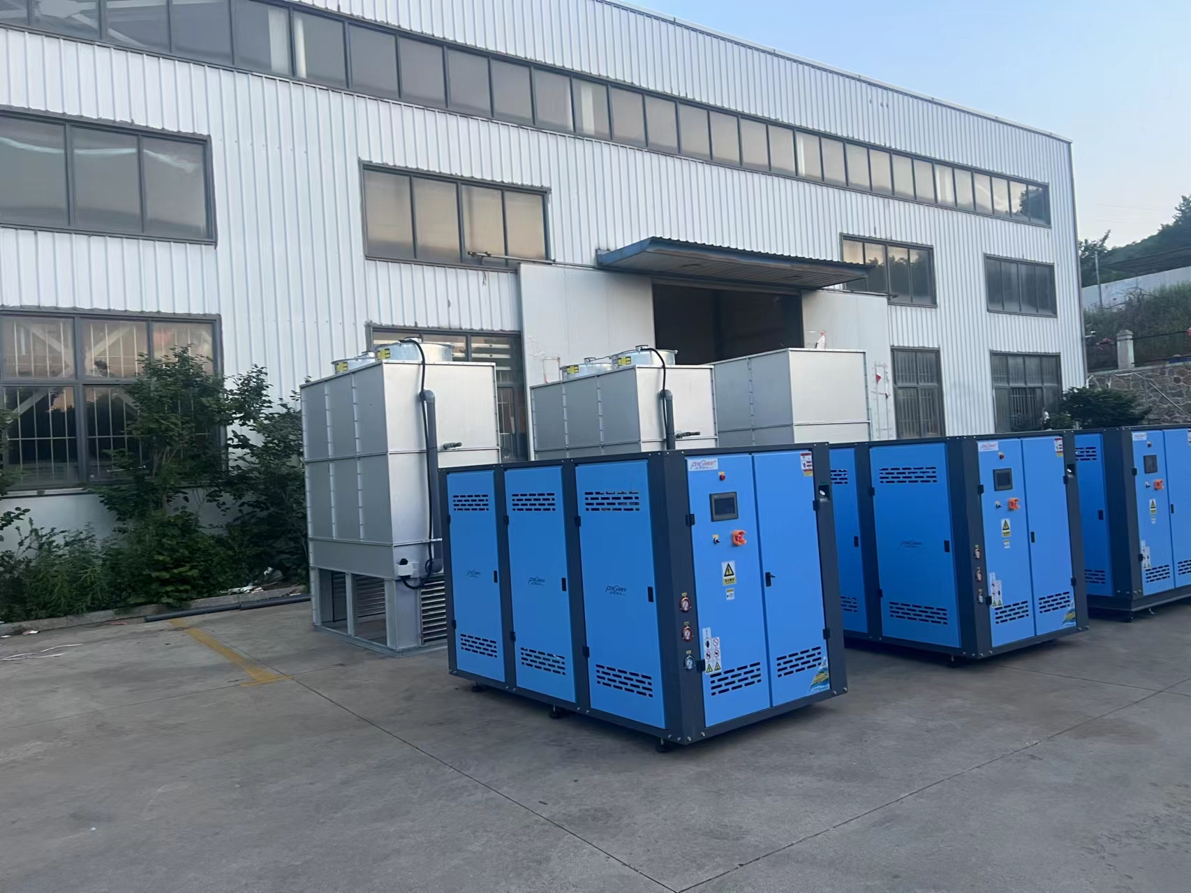 冷热冲击冷水机和冷却塔