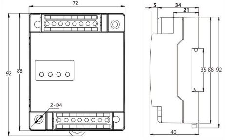消防设备电源传感器