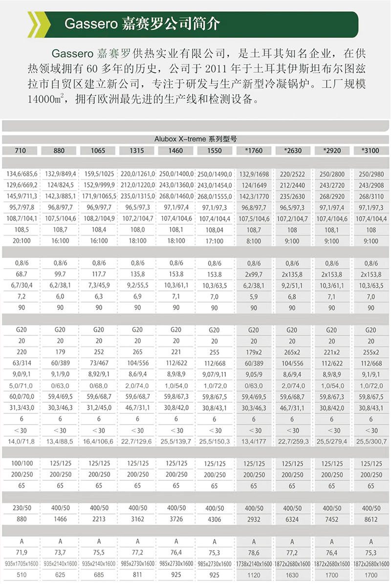 新型冷凝锅炉