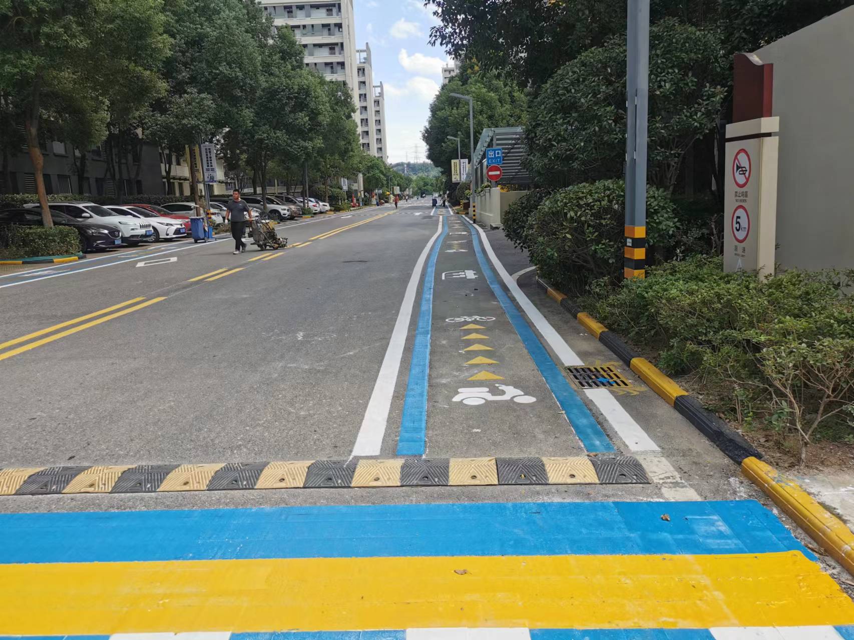 小区划线