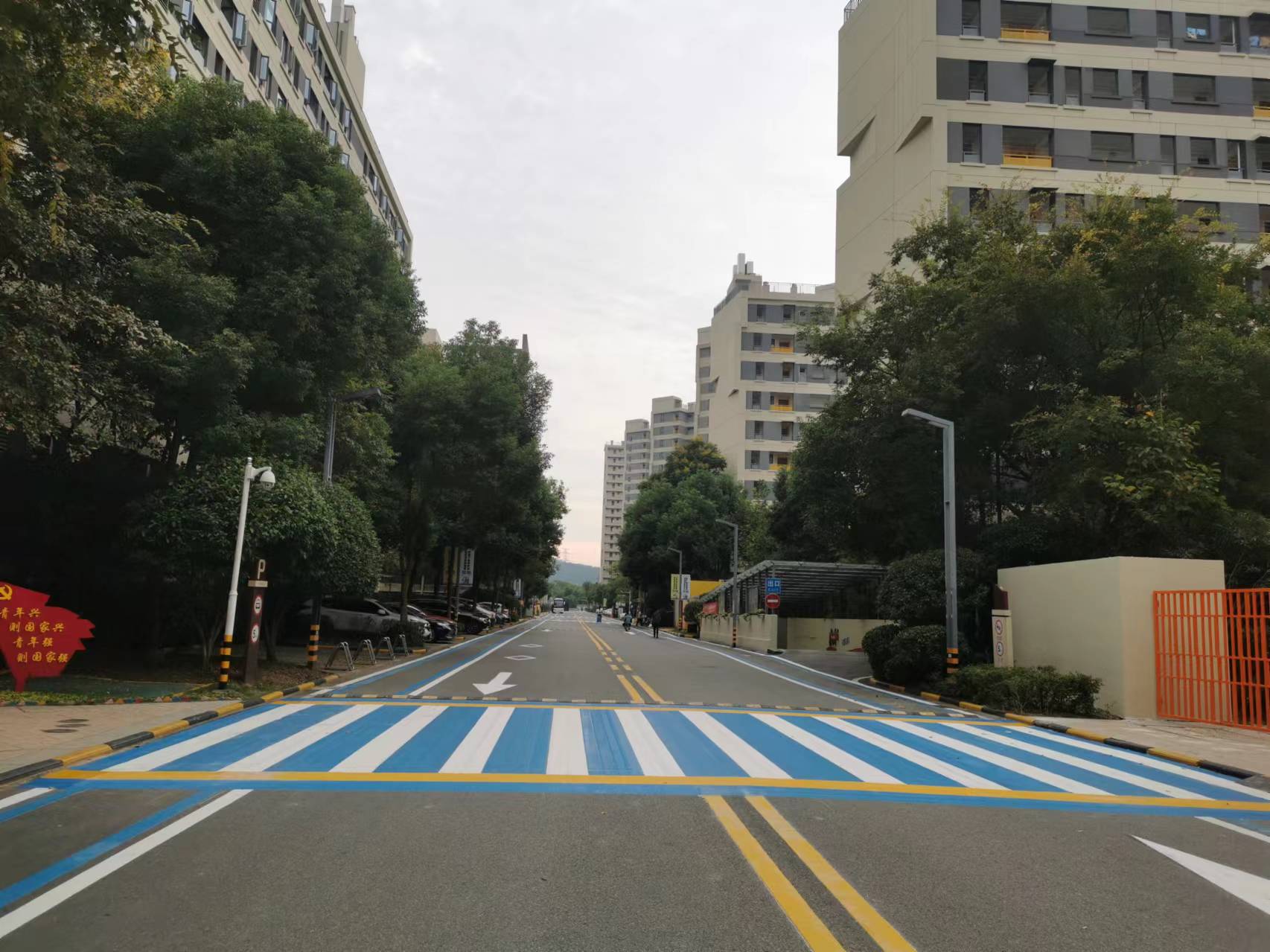 小区划线