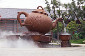 茶壺雕塑