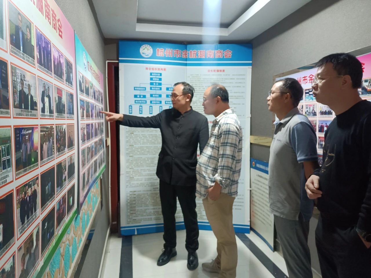 湘潭县一中浙江校友会会长肖湧到访商会