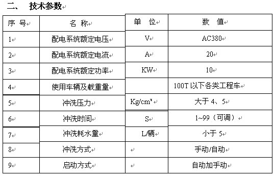 XYXC型工程车辆自动洗车机