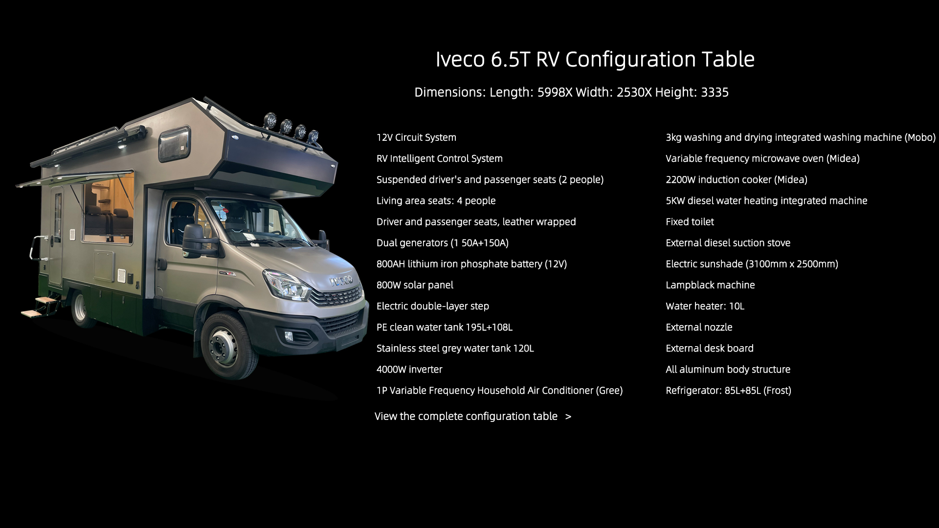Iveco 6.5T (C-type RV)