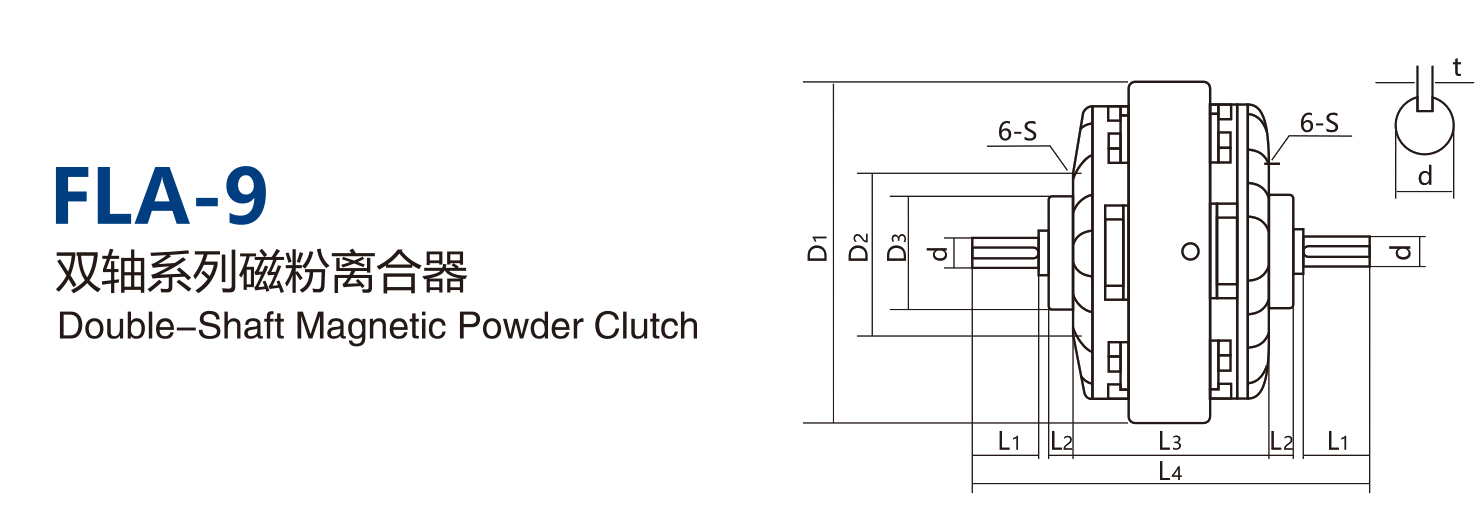 FL - 9 series biaxial clutch