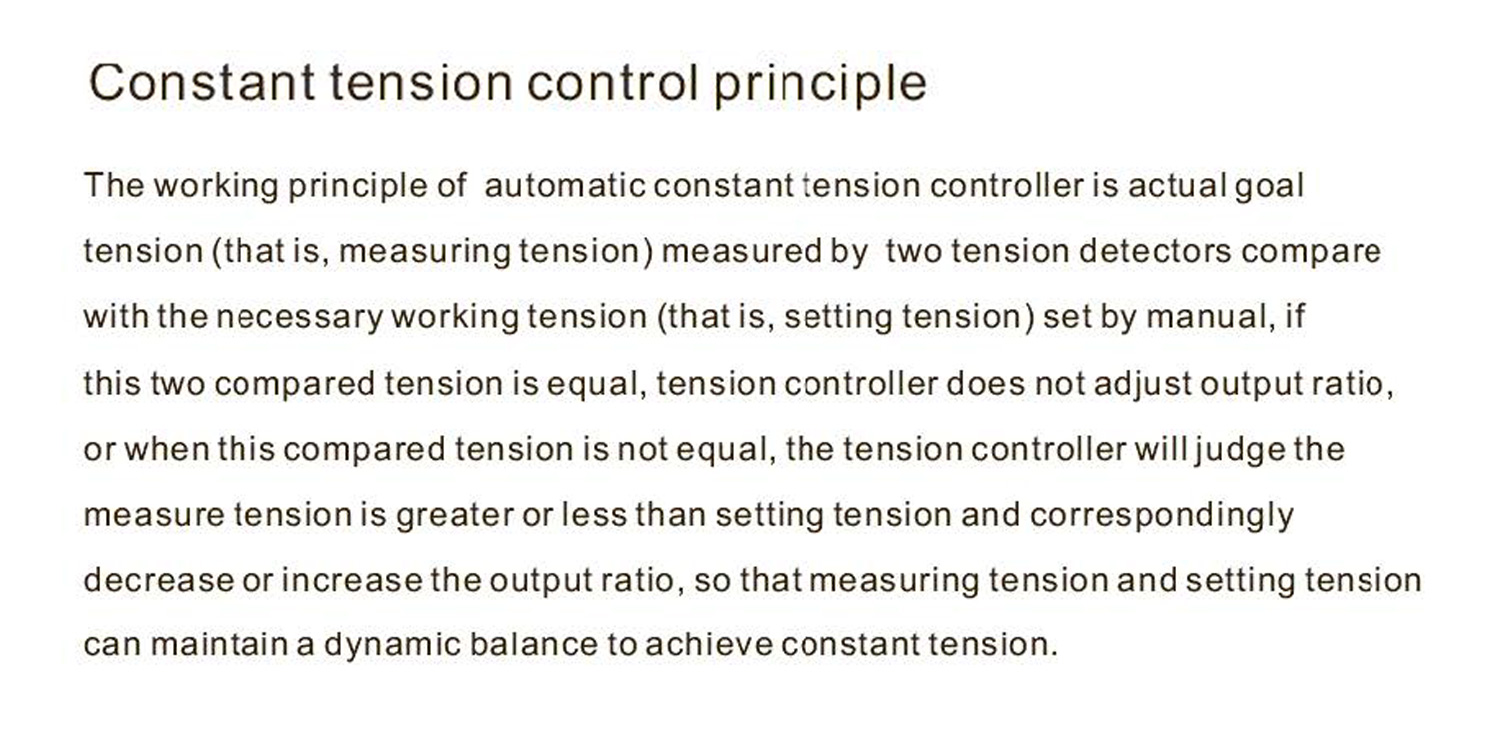 Type A automatic constant tensio