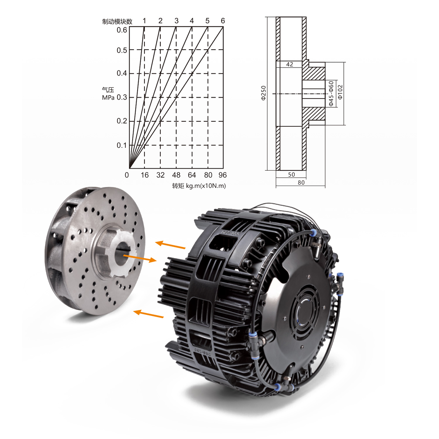 DBS-250 Air Disc Brake