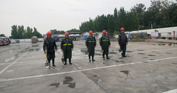 淄博百畅物流有限公司2024年现场处置演练