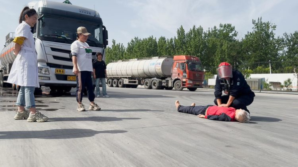 淄博百畅物流有限公司2024年现场处置演练