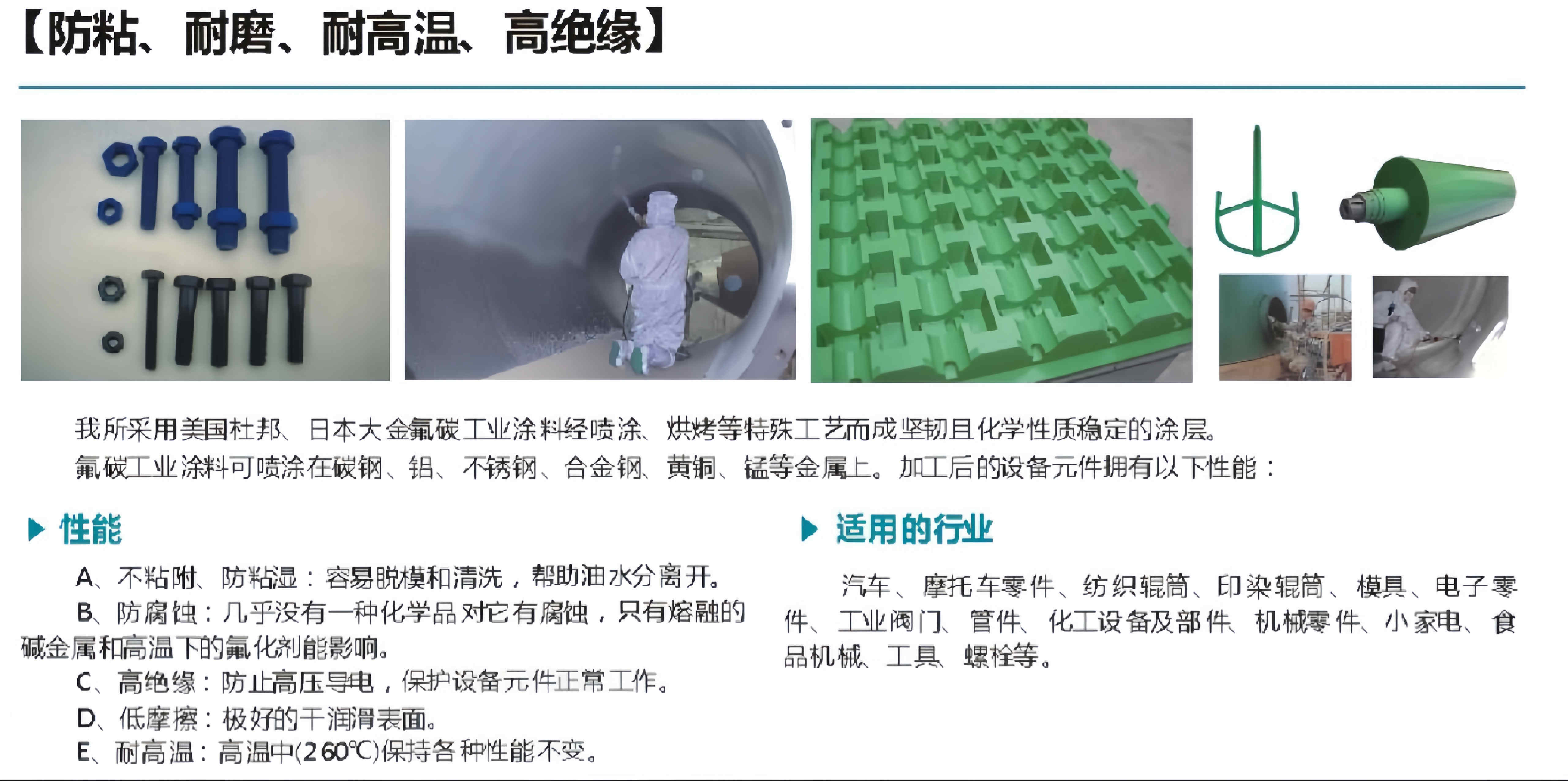 普通聚四氟乙烯(特氟龙)喷涂