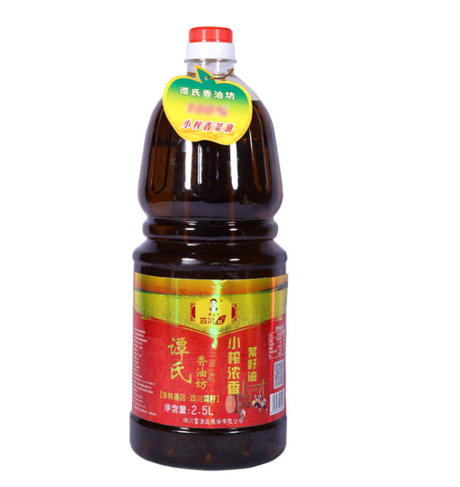 （26元）谭氏香油坊  小榨浓香菜籽油  2.5L