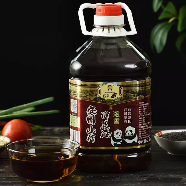 （33.8元）安州小榨浓香谭菜油 2.717L