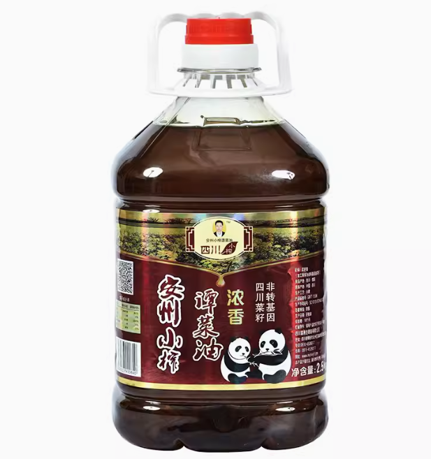 （33.8元）安州小榨浓香谭菜油 2.717L