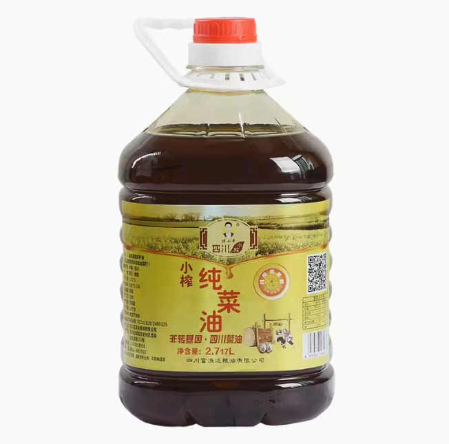 （33.8元）谭小平四川小榨纯菜油  2.717L