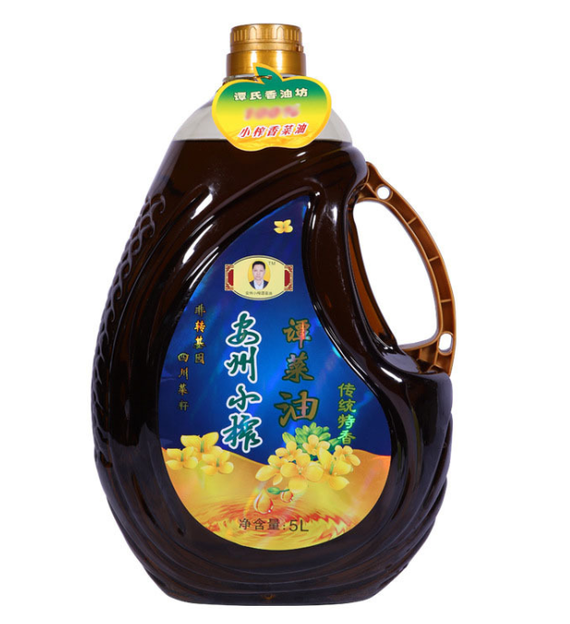 （90元）安州小榨谭菜油 5L