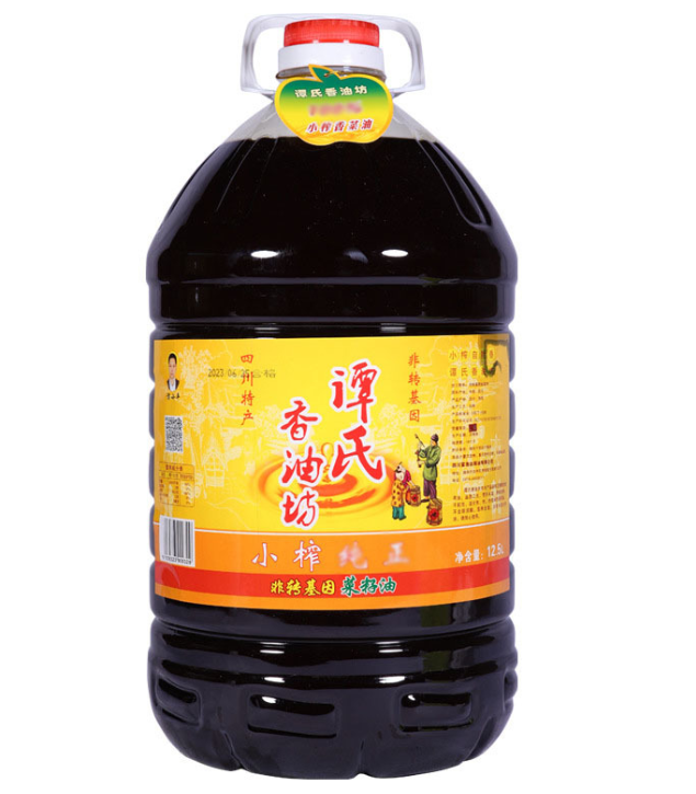 （132元）谭氏香油坊  小榨纯 正菜籽油  12.5L