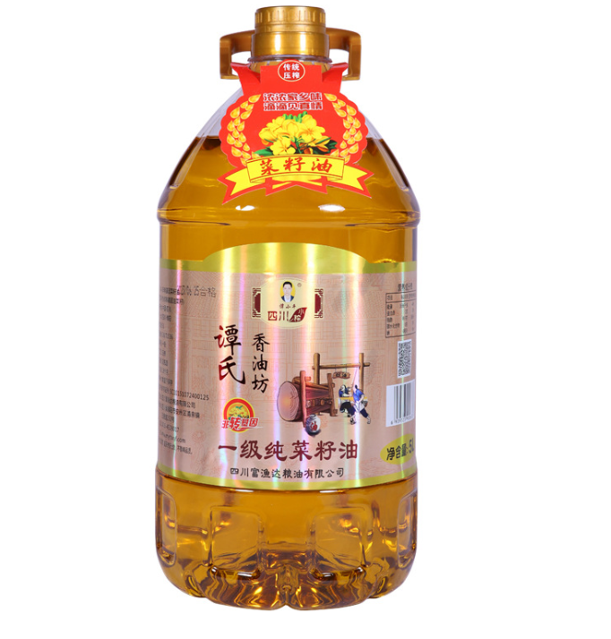 （50~51元，100桶起定） 四川小榨纯菜籽油油 5L