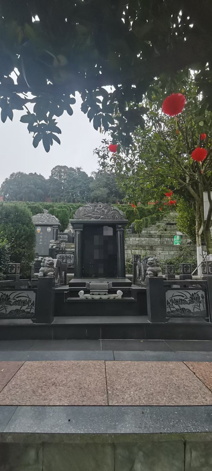 白塔山公墓园区景观