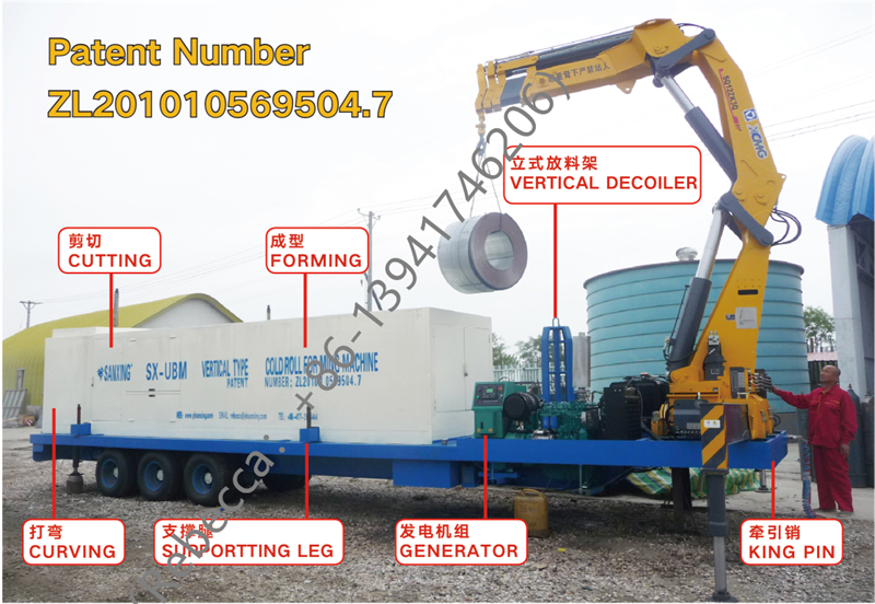 UBM vertical cold bending roller