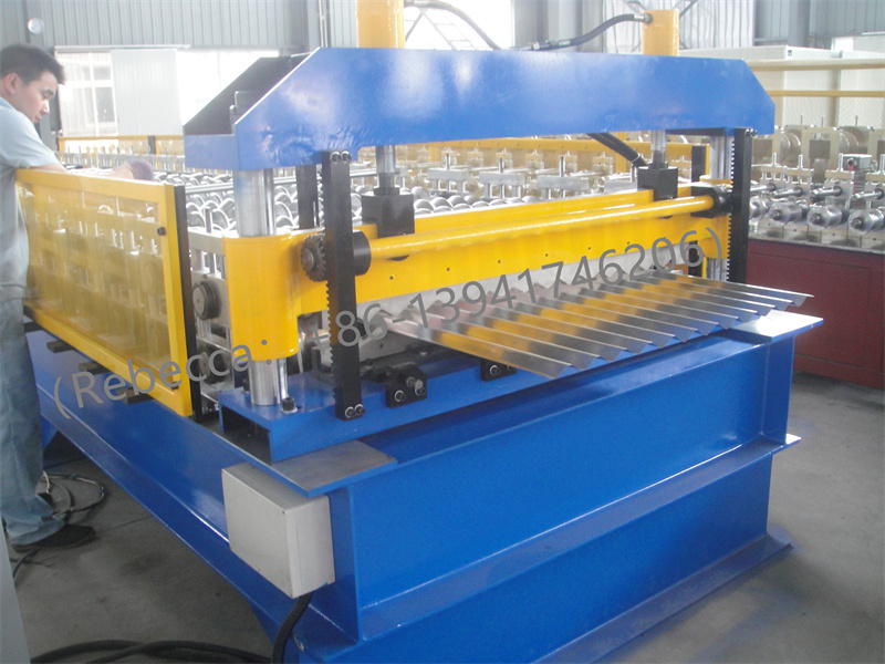 Flat Sheet Corrugated Roll Forming Machine