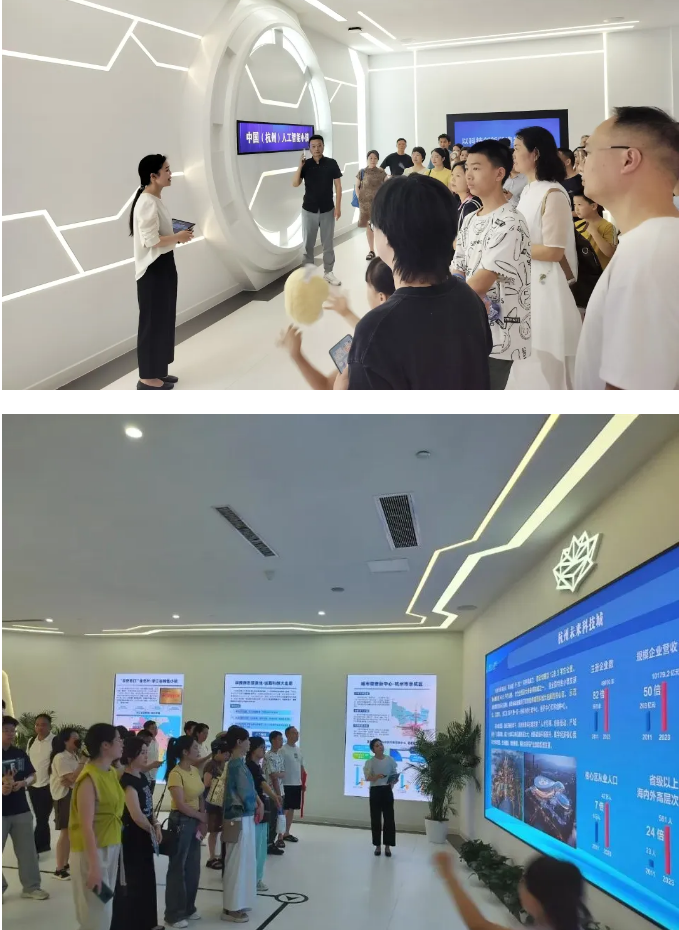 商会组团参观杭州人工智能小镇和杭州国 际石墨烯博览馆