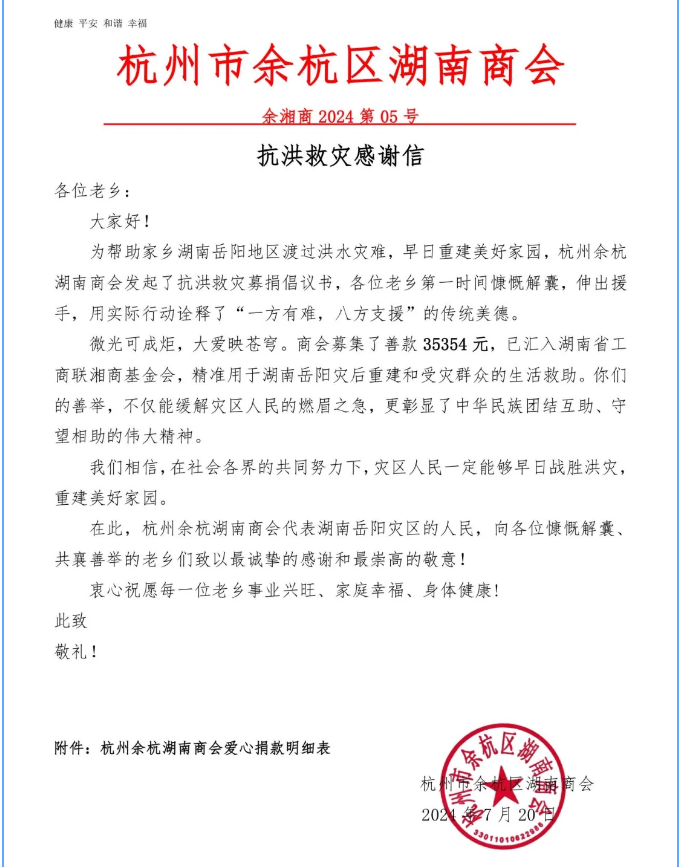 【抗洪救灾，情系湖湘】爱心路上，你我同行