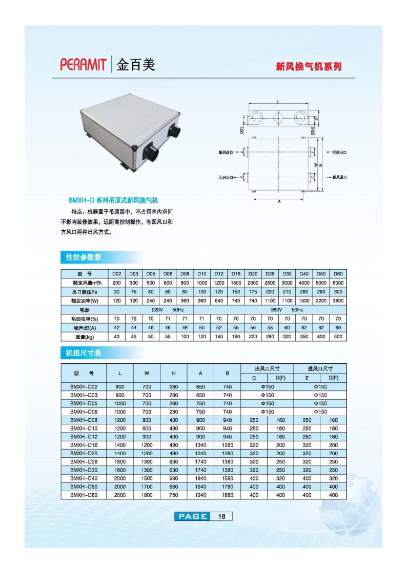 福建柜式风机盘管-商用新风机