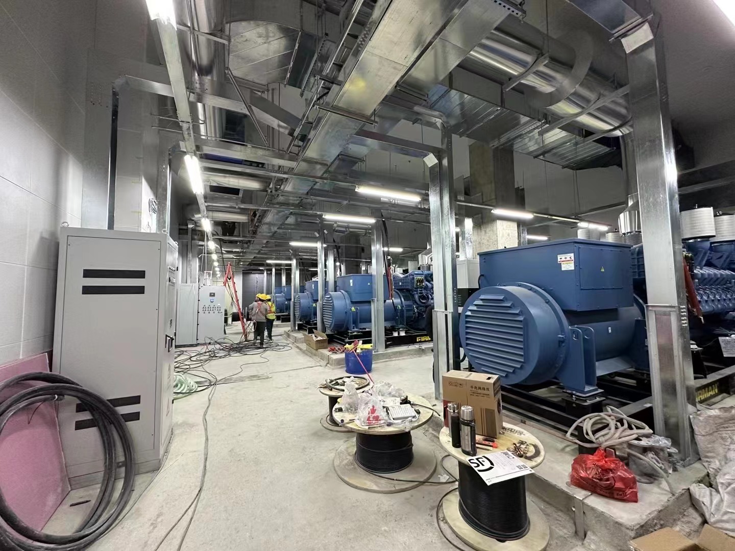 福建發(fā)電機(jī)房機(jī)組安裝