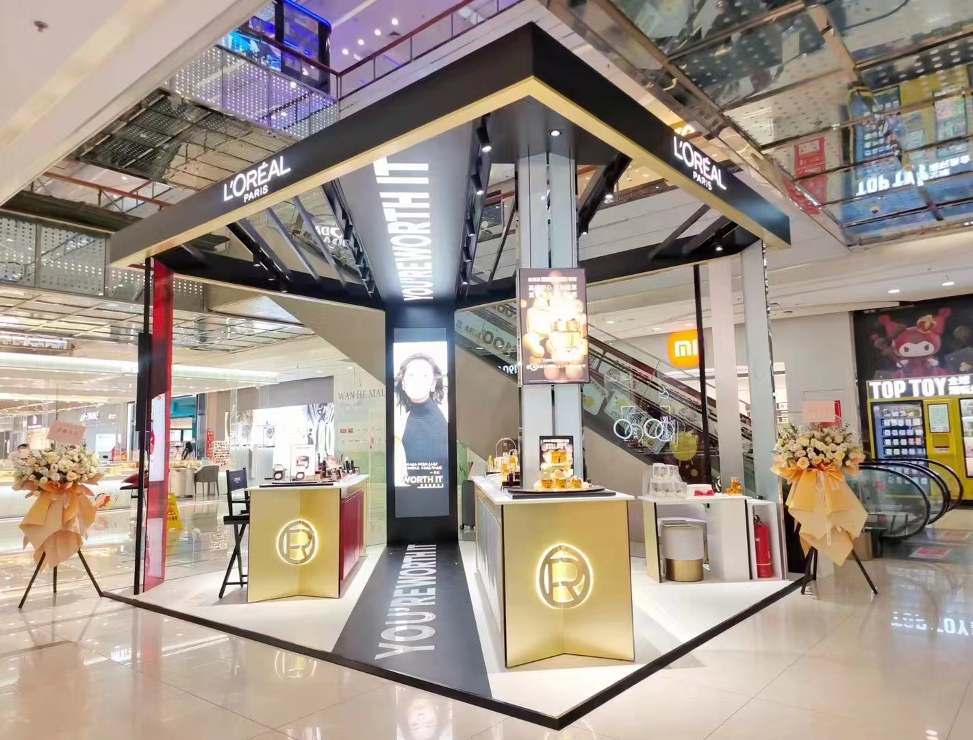 欧莱雅龙首印象城&万和城店开业