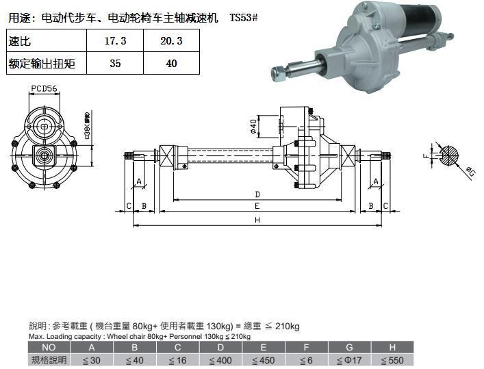 斜齿轮代步车减速机