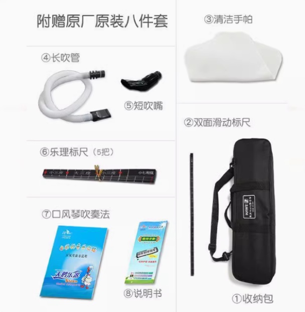 天鹅-37键全乐理口风琴