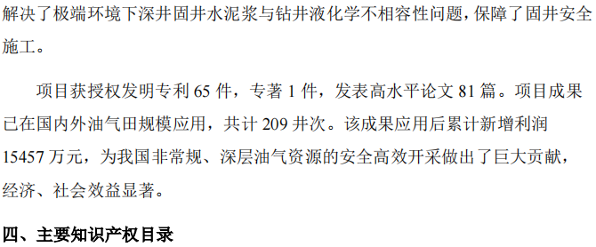 2024 年度四川省科學技術發明獎提名項目公示