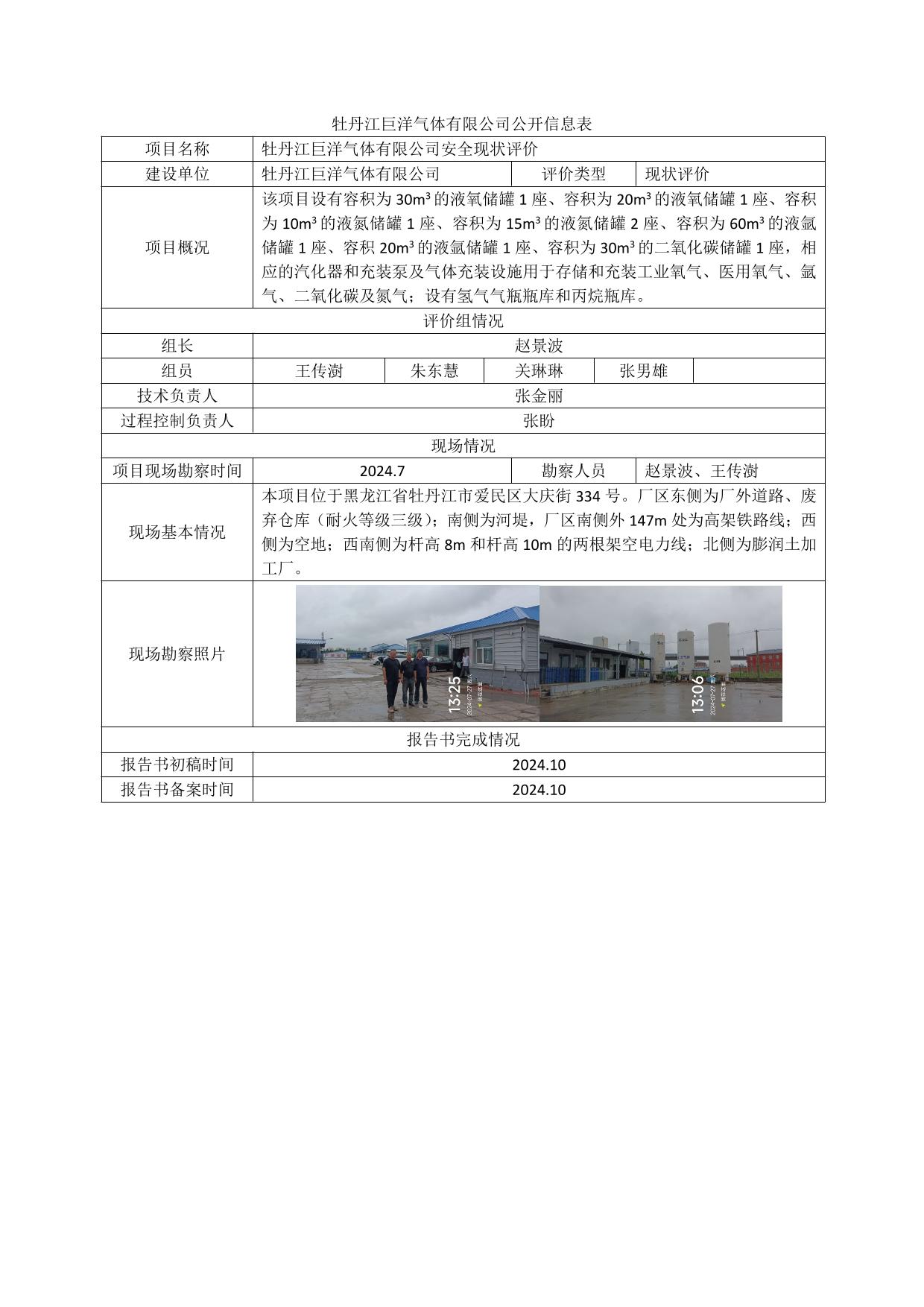公示项目