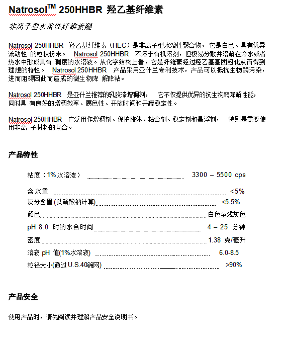 纤维素250HHBR