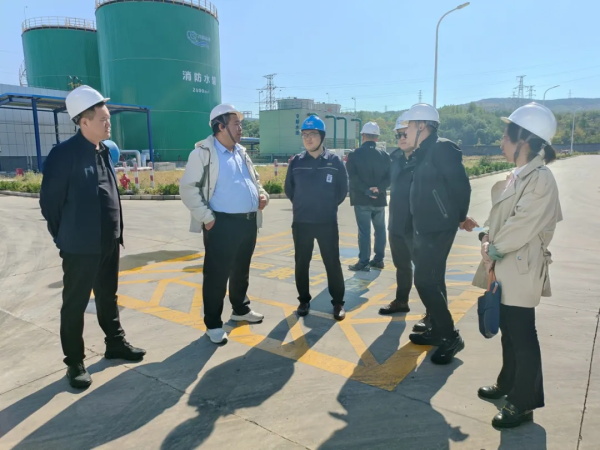 唐山市工信局考察团莅临齐鲁氢能项目现场考察交流
