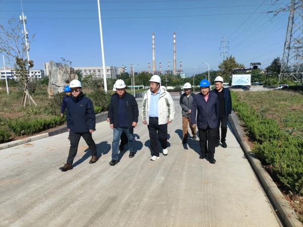 唐山市工信局考察团莅临齐鲁氢能项目现场考察交流