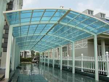 玻璃雨棚 兰州雨棚厂家