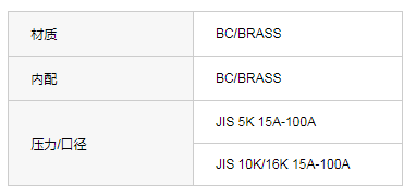 JIS F 7302-1996青铜角式截止阀