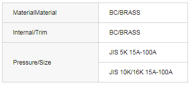 JIS F7410 Bronze 16K screw-down