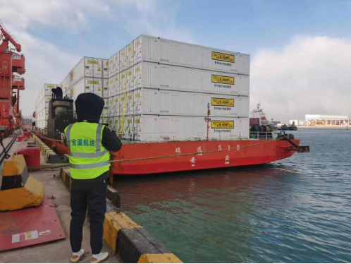 Non-standard container carried by