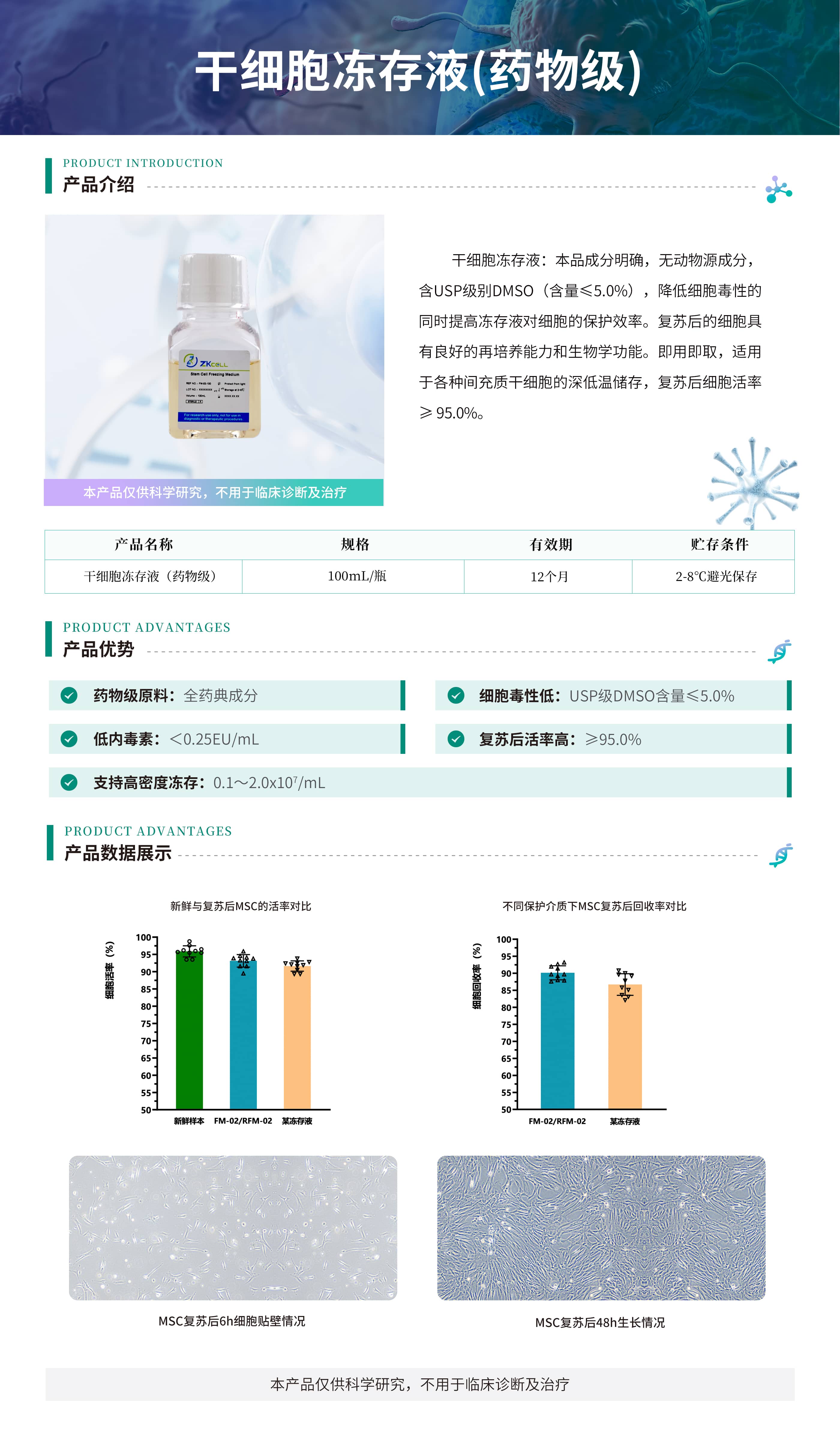 干细胞冻存液